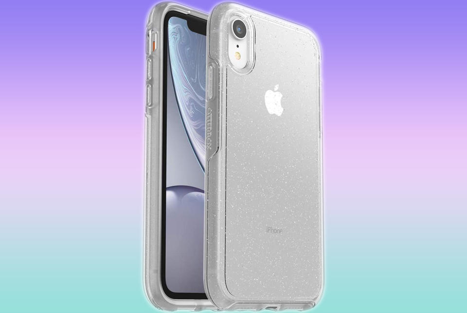Add a little sparkle and protect your iPhone with a slender, clear case. (Photo: OtterBox)