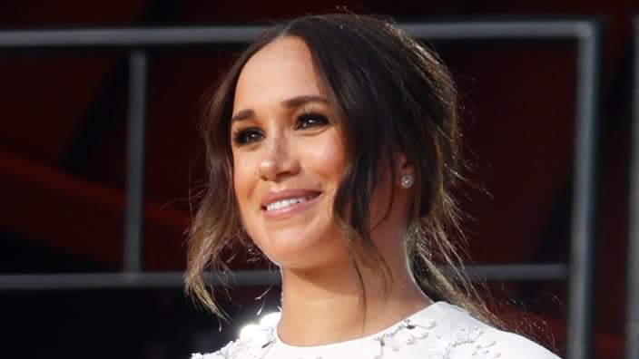 Meghan Markle, the Duchess of Sussex, speaks onstage during Global Citizen Live New York in September in New York City. (Photo: John Lamparski/Getty Images)