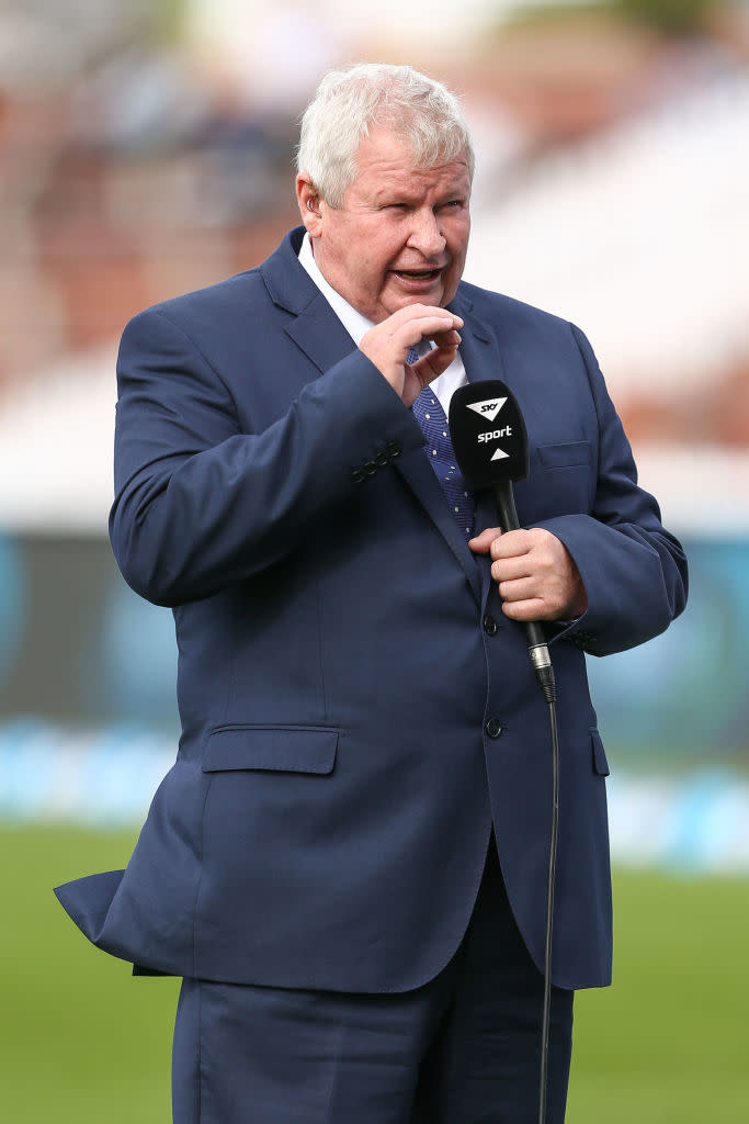 Ian Smith during day three of the test match between New Zealand and South Africa at Basin Reserve on March 18, 2017 in Wellington, New Zealand. (Getty Images)