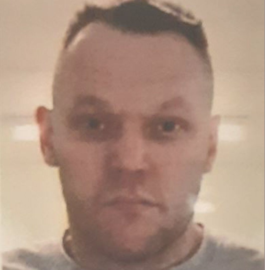 Shane Farrington absconded from a prison in Warrington on Thursday (24 March), police said. (Cheshire Police)