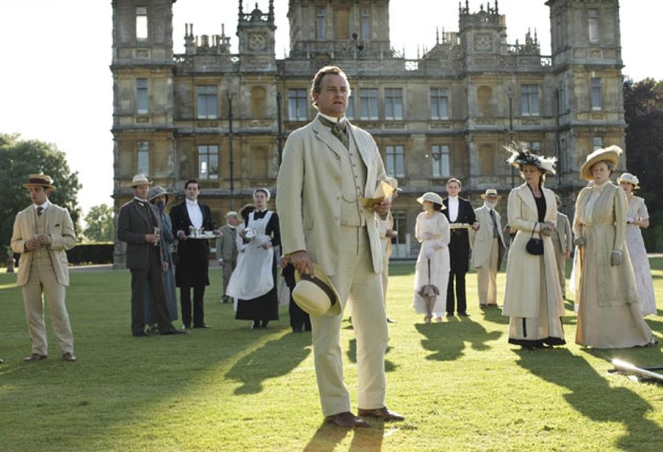 Hugh Bonneville as Robert Earl of Grantham in ITV1's 'Downton Abbey' (NICK BRIGGS)