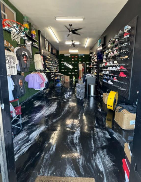 Photos provided by the LAPD on July 17 show an Inglewood store that was allegedly buying and selling merchandise stolen from other businesses.