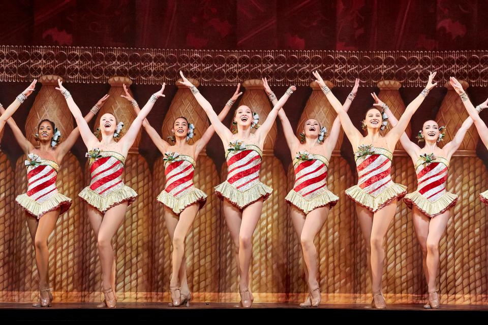 A 2019 dress rehearsal for the annual "The Christmas Spectacular Starring the Radio City Rockettes" in New York City.