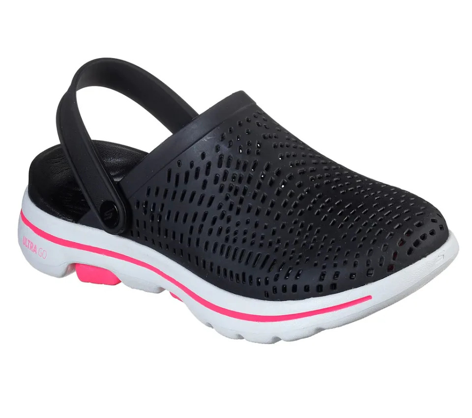 Skechers Women GOwalk 5 Foamies Sandals - 111103-BKW. (Photo: Skechers SG)