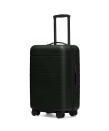 <p><a class="link " href="https://www.awaytravel.com/uk/en/suitcases/carry-on-without-battery/green" rel="nofollow noopener" target="_blank" data-ylk="slk:SHOP;elm:context_link;itc:0;sec:content-canvas">SHOP</a></p><p>One of our favourite suitcase brands – reliably sturdy and easy to roll around, this carry-on model boasts a slick polycarbonate shell and 360° spinner wheels, alongside all the compartments you could possibly need for a short break.</p><p>£215, <a href="https://www.awaytravel.com/uk/en/suitcases/carry-on-without-battery/green" rel="nofollow noopener" target="_blank" data-ylk="slk:awaytravel.com;elm:context_link;itc:0;sec:content-canvas" class="link ">awaytravel.com</a></p>