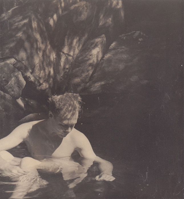 Nell Dorr (1893–1988), Nude of William in Water, c. 1940, Gelatin Silver Print, Gift of Christopher Ashe (10.028.0208)