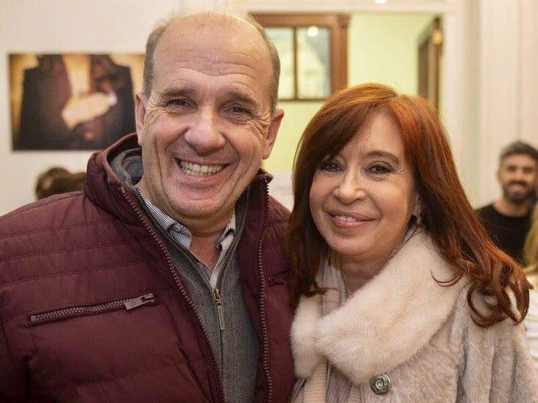 Pablo Zurro y Cristina Kirchner