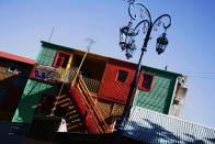 Impressions of La Boca district in Buenos Aires, Argentina.