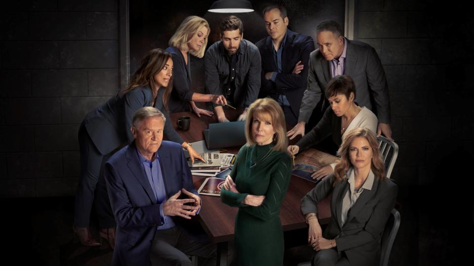 Clockwise from top center: Jonathan Vigliotti, David Begnaud, Jim Axelrod, Jericka Duncan, Natalie Morales, Erin Moriarty, Peter Van Sant, Michelle Miller, Tracy Smith. / Credit: CBS News