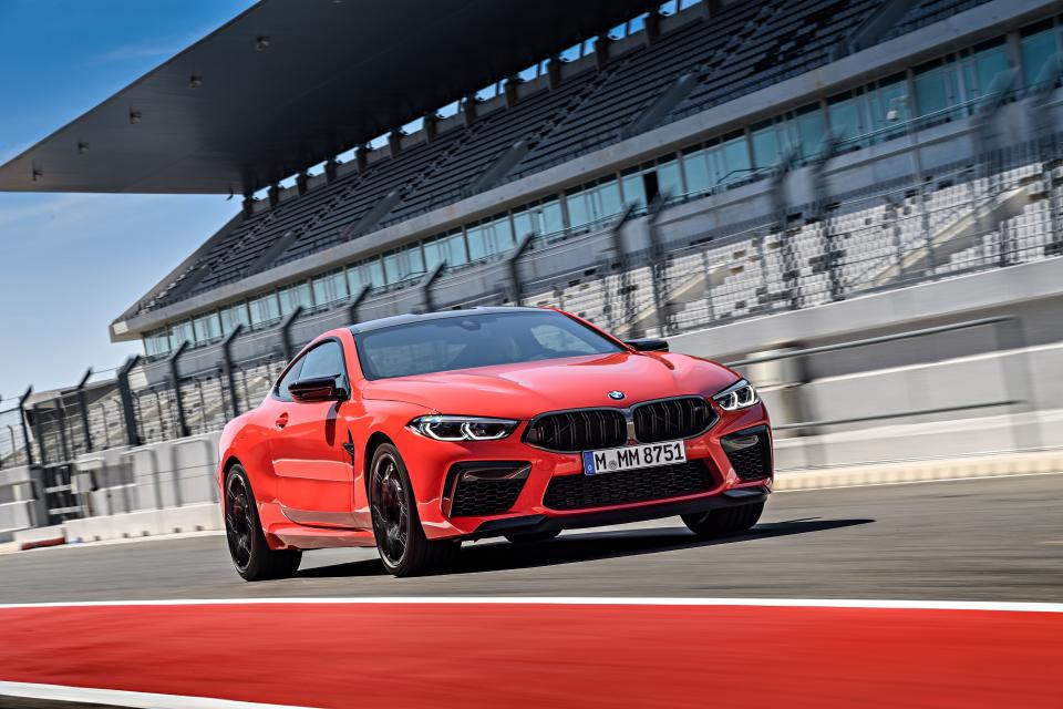 <p>The 2020 BMW M8 coupe and convertible take the M5's all-wheel-drive powertrain and drop it into a shapely two-door. It drives well, and it's fast as hell, but it's not the fully uncorked M car we'd like it to be. Read the full story <a href="https://www.caranddriver.com/reviews/a29405333/2020-bmw-m8-coupe-convertible-competition-drive/" rel="nofollow noopener" target="_blank" data-ylk="slk:here;elm:context_link;itc:0;sec:content-canvas" class="link ">here</a>.</p>