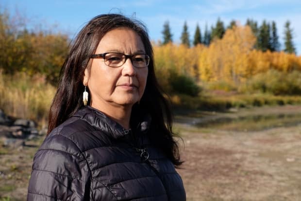 'Our ultimate goal is setting trails for future generations, and for those that are to come,' wrote Gladys Norwegian, the departing grand chief, who will not seek re-election. (Kate Kyle/CBC - image credit)