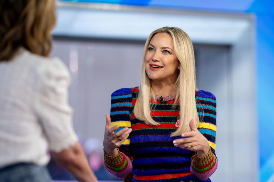 En una entrevista con Today, Kate Hudson reveló que se dio cuenta de la importancia que tienen los ejercicios para fortalecer el cuerpo en la medida que envejecemos. (Photo by: Nathan Congleton/NBC via Getty Images)