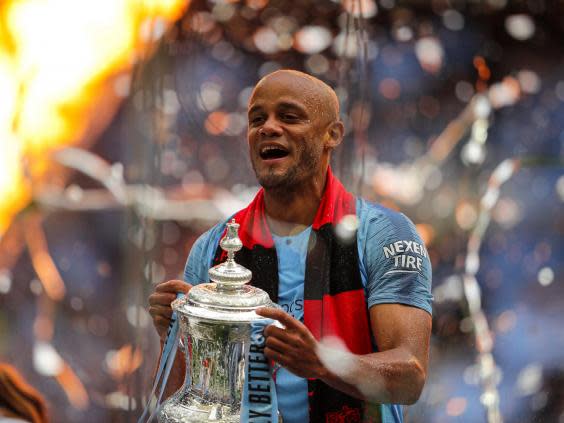 Vincent Kompany will leave Manchester City at the end of the season (Getty)