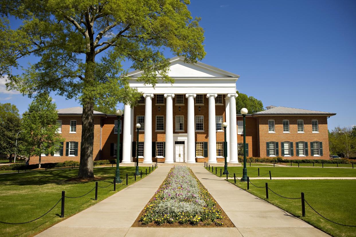 The Lyceum, oldest building on the campus of the University of Mississippi. (Photo: Wesley Hitt via Getty Images)