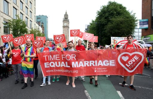 Same-sex marriage and abortion laws in Northern Ireland were liberalised in a landmark shift for the province aimed at bringing it into line with mainland Britain