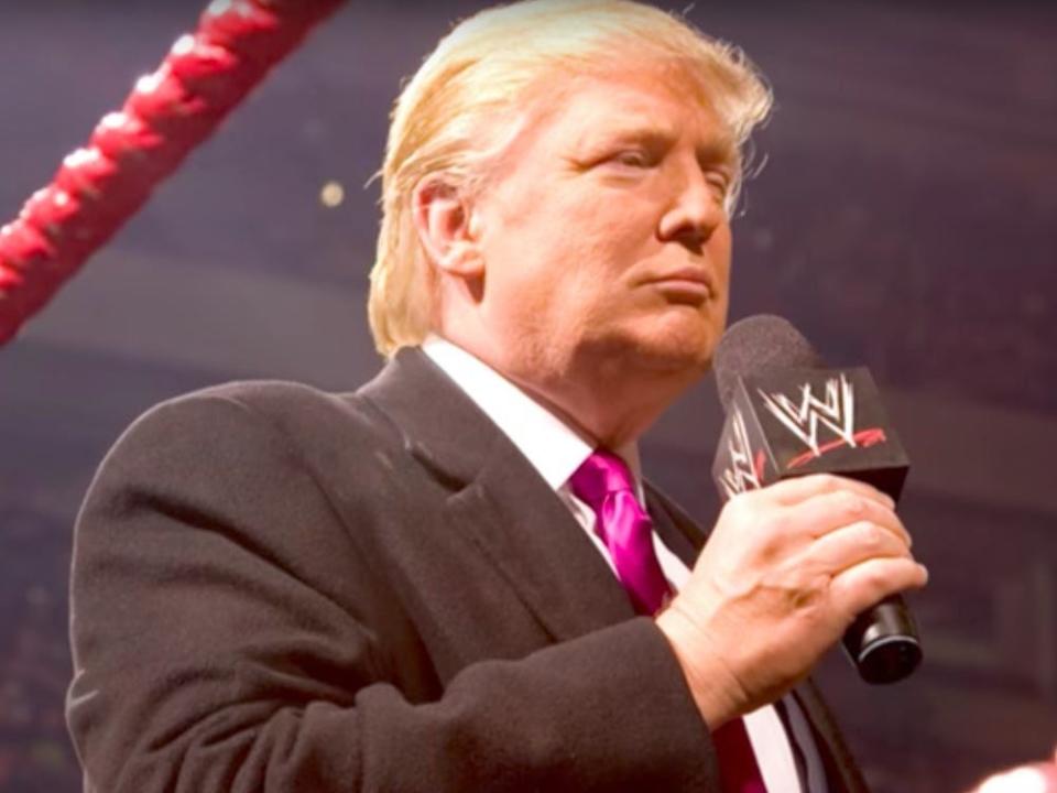 Donald Trump at Wrestlemania