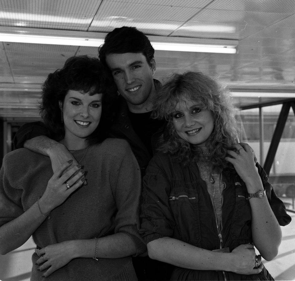 Tight Fit pictured in 1982: Carol Dean (left), Vicky Pemberton and Steve Grant (PA) (PA Archive)