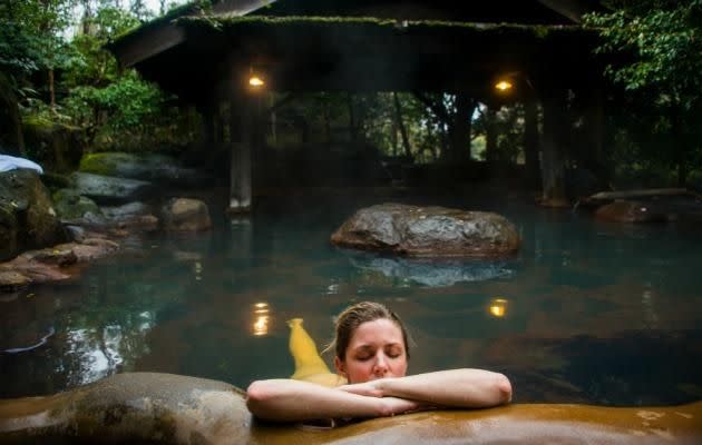 My one onsen experience made me feel less aware of my naked body than I have in years. Source: Getty