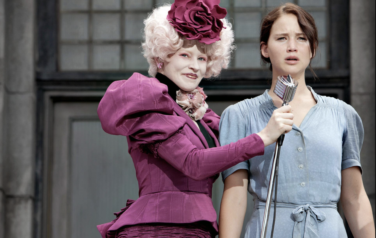 katniss and effie from the hunger games