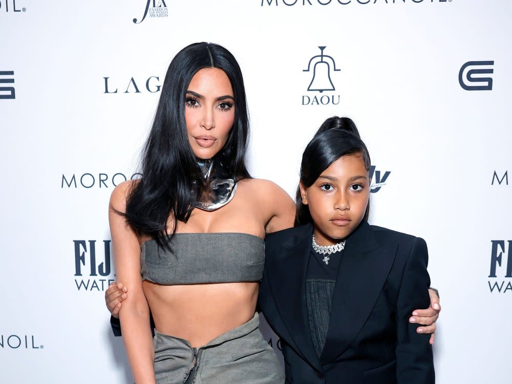 Kim Kardashian mit ihrer Tochter North West. (Bild: Stefanie Keenan for Getty Images)