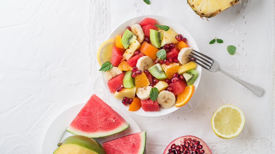 <p> Try adding watermelon to your breakfast repertoire. The fruit has been shown by <a href="https://www.ncbi.nlm.nih.gov/pmc/articles/PMC9692283/" rel="nofollow noopener" target="_blank" data-ylk="slk:research;elm:context_link;itc:0;sec:content-canvas" class="link ">research</a> to be linked to a better intake of fibre, magnesium, potassium and vitamin A. Meanwhile, another <a href="https://www.ncbi.nlm.nih.gov/pmc/articles/PMC6470521/" rel="nofollow noopener" target="_blank" data-ylk="slk:study in Nutrients Journal;elm:context_link;itc:0;sec:content-canvas" class="link ">study in Nutrients Journal</a> found daily intake led to lower appetite and BMI, which could be helpful if you're wondering <a href="https://www.womanandhome.com/health-and-wellbeing/how-to-lose-weight-in-a-week-98849/" rel="nofollow noopener" target="_blank" data-ylk="slk:how to lose weight;elm:context_link;itc:0;sec:content-canvas" class="link ">how to lose weight</a> in a healthy, sustainable way. </p>