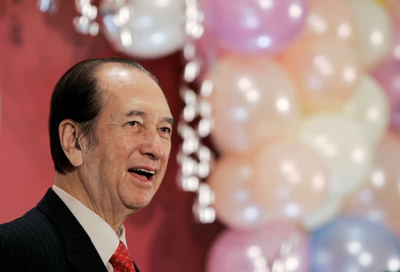 FILE PHOTO: Macau tycoon Ho celebrates his birthday in Hong Kong