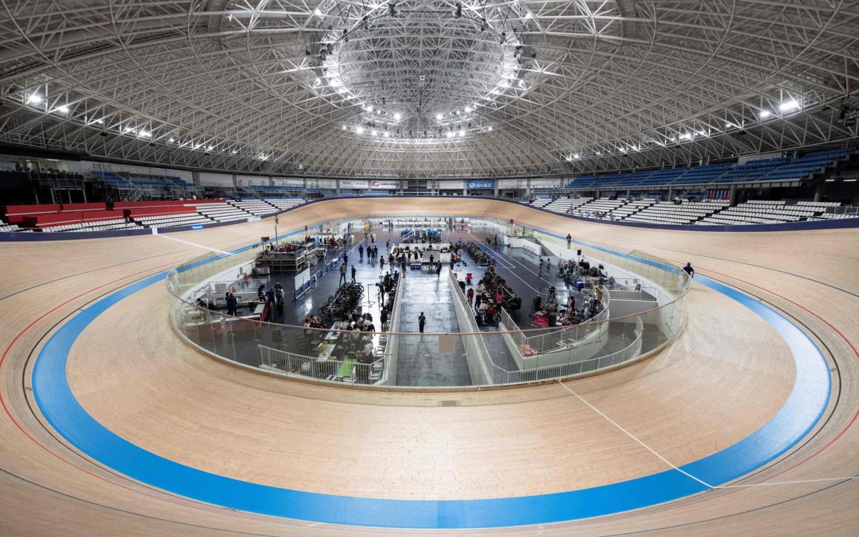 General view of the Izu Velodrome before the track cycling test event ahead of the Tokyo 2020 Olympic and Paralympic Games in Izu - Charly Triballeau/Getty Images