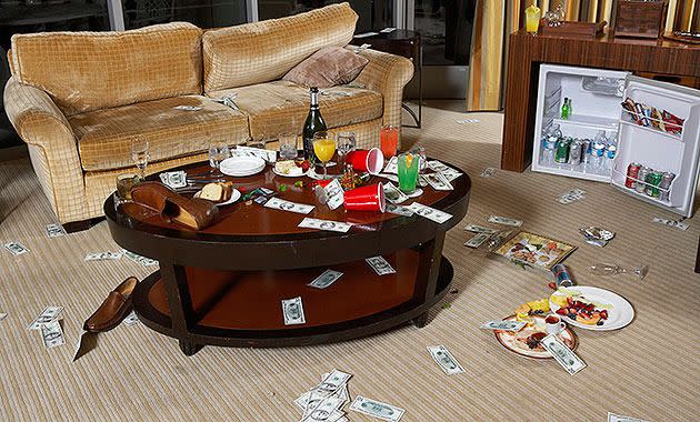 Don't leave your hotel room in a mess if you don't want staff making fun of you. Photo: Thinkstock