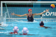 <b>Water polo</b><br> <b>Medals</b>: Women 1, Men 0<br> <b>Advantage</b>: Women<br> The men failed to improve upon their silver-medal performance in Beijing, losing 8-2 to Serbia in the quarterfinals. But the women beat Spain to win their first-ever gold medal. (Photo by Jeff J Mitchell/Getty Images)
