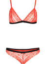 <b><a href="http://www.topshop.com/webapp/wcs/stores/servlet/ProductDisplay?beginIndex=1&viewAllFlag=&catalogId=33057&storeId=12556&productId=8890738&langId=-1&sort_field=Relevance&categoryId=208533&parent_categoryId=203984&pageSize=200&refinements=category~[209797|208533]&noOfRefinements=1" rel="nofollow noopener" target="_blank" data-ylk="slk:Topshop geometric lace triangle bra and Brazilian knickers, £18;elm:context_link;itc:0;sec:content-canvas" class="link ">Topshop geometric lace triangle bra and Brazilian knickers, £18</a></b><br>