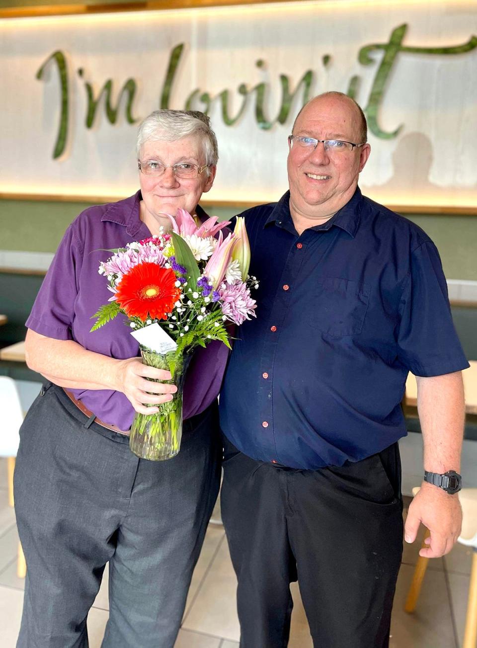 There are about 75 employees at the Honesdale McDonald's, ranging in age from 15 to 65 ... and the all love Dave Ursich, their "Boss of the Year."