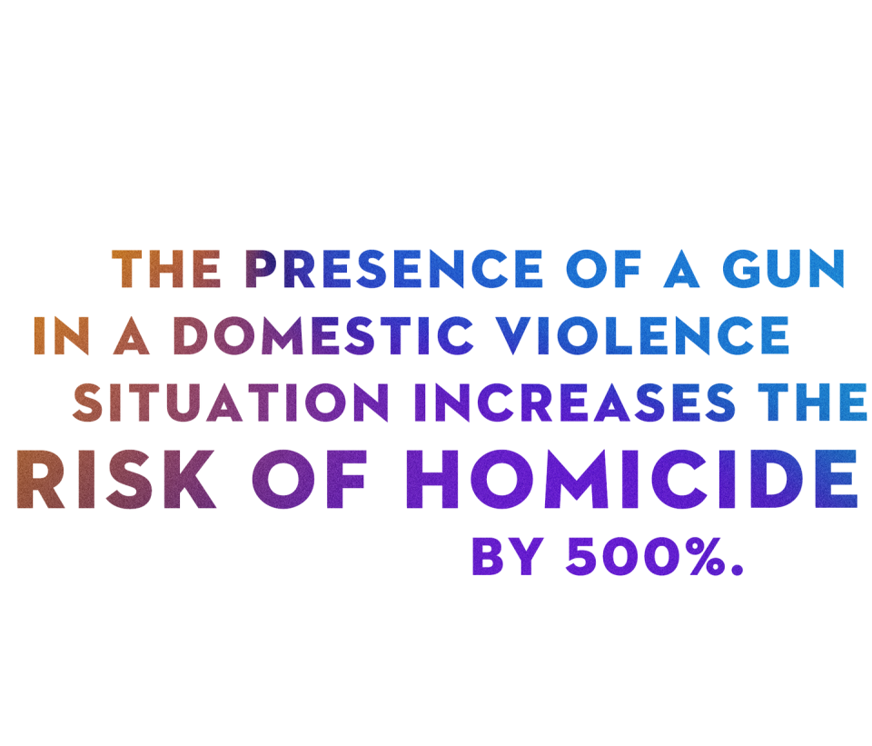 the presence of a gun in a domestic situation increases the risk of homicide by five hundred percent