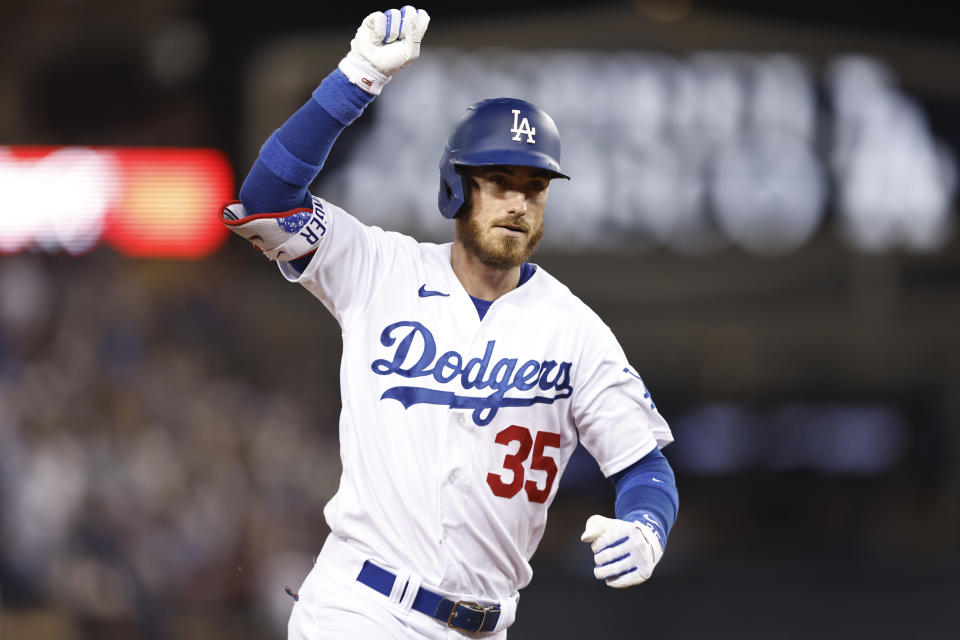 2017年國家聯盟新人王Cody Bellinger。(Photo by Michael Owens/Getty Images)