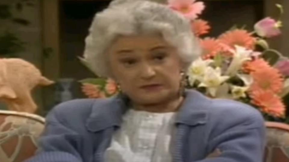 Bea Arthur as Dorothy Zbornak in The Golden Girls episode 