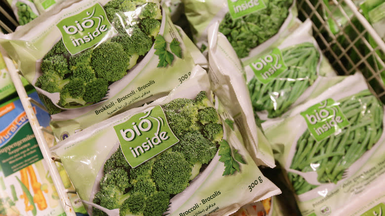 bags of frozen broccoli