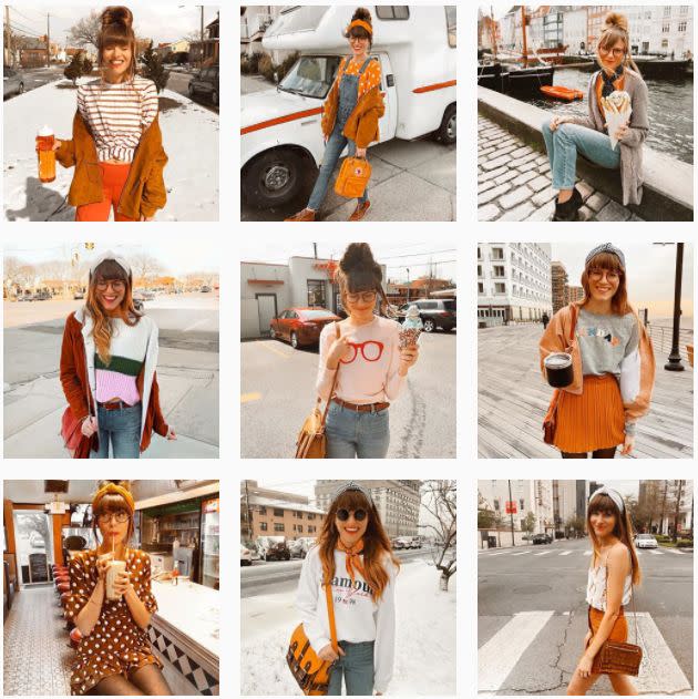 A glimpse at @steffy's orange-tinted Instagram account.&nbsp; (Photo: Instagram @steffy)