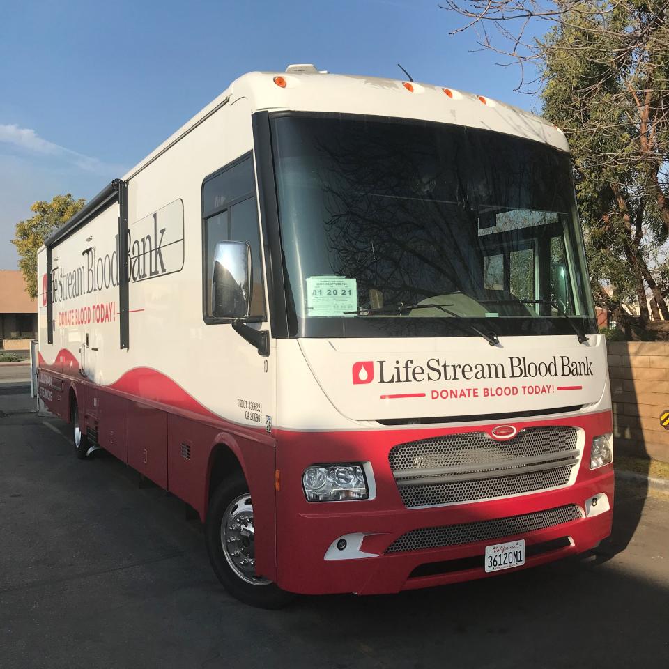 As the exclusive provider of blood products and services for all area hospitals and medical centers, LifeStream deploys its bloodmobiles about 700 times a year for blood drives around the Coachella Valley.