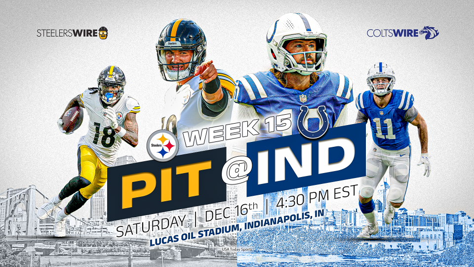 Colts vs. Steelers How to watch, stream, listen in Week 15 Yahoo Sports