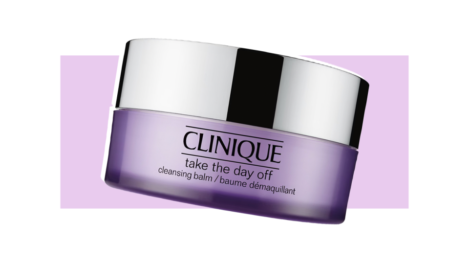 Gently remove makeup with the Clinique Take The Day Off Cleansing Balm.