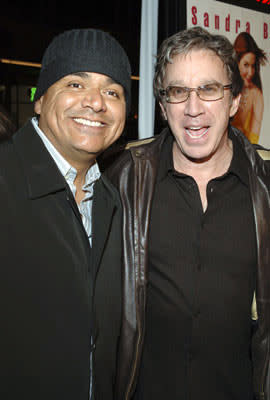 George Lopez and Tim Allen at the Hollywood premiere of Warner Bros. Pictures' Miss Congeniality 2: Armed and Fabulous