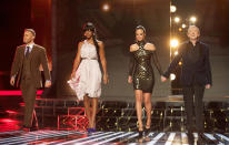 <b>7. X Factor</b> <p> <br> ITV’s premier talent show went through a year of transition, losing Cheryl Cole, Danni Minogue and Simon Cowell as contestant mentors. Initially the effect was detrimental to the show’s viewing figures as they dipped to 10.1 million, losing significant ground to Saturday primetime rival Strictly Come Dancing. Simon Cowell and Cheryl Cole set off to feature in the newly-launched US edition of the talent show, with the latter axed before the show even made it to air. </p><p><br> Incoming replacements Gary Barlow, Tulisa Contostavlos and Kelly Rowland were left to pick the show up and endured no end of scandal. Controversial contestant Frankie Cocozza gave the panel a shock during auditions by flashing his rear which displayed a number of girl’s names. Cocozza was later forced to leave the show after the 18-year-old admitted to taking cocaine. </p><p> <br> Ongoing rumours of voting fixes persisted as results of a phone poll were leaked online an hour before they were announced on air in November.</p><p><br><a href="http://uk.search.yahoo.com/search?p=X+Factor&ei=UTF-8&fr=buzz&vm=r&cs=bz
" data-ylk="slk:Search for the X Factor;elm:context_link;itc:0;sec:content-canvas" class="link ">Search for the X Factor</a></p><p><br><a href="http://uk.omg.yahoo.com/x-factor/" data-ylk="slk:X Factor news on omg!;elm:context_link;itc:0;sec:content-canvas" class="link ">X Factor news on omg!</a></p>