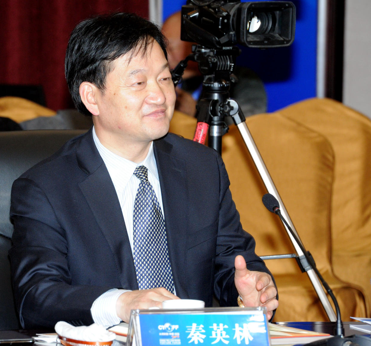 Qin Yinglin, chairman of Muyuan Foodstuff seen on November 22, 2012 in Zhengzhou, Henan Province of China. Photo: Visual China Group via Getty Images/Visual China Group via Getty Images