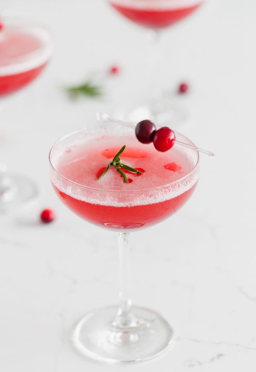 Cranberry-Vanilla Bellini