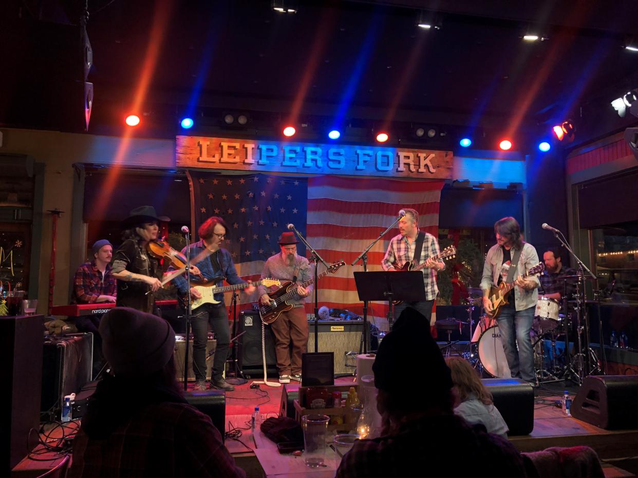 Jason Isbell and his band took the stage at Fox & Locke in Leiper's Fork for a pop-up show Dec. 23, 2022.