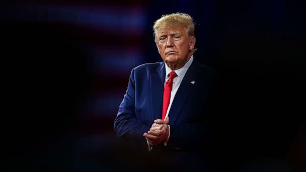 PHOTO: Former President Donald Trump speaks at the Conservative Political Action Conference 2022 (CPAC) in Orlando, Fla., Feb. 26, 2022.  (Chandan Khanna/AFP via Getty Images, FILE)