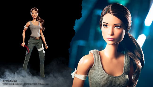 Meet Tomb Raider Barbie. (Photo: Mattel)