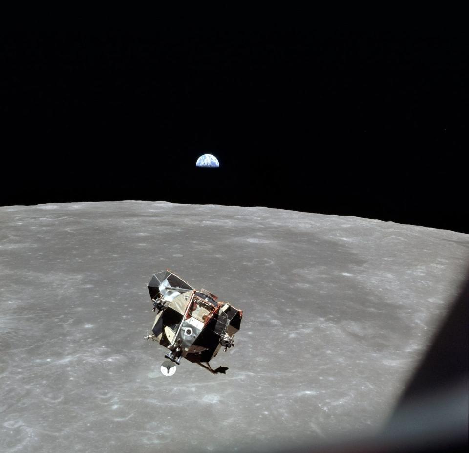Since the 1960s, missions like the Apollo program missions have been sending robots and people to the Moon and leaving pieces of junk behind. <a href="https://nssdc.gsfc.nasa.gov/imgcat/html/object_page/a11_h_44_6642.html" rel="nofollow noopener" target="_blank" data-ylk="slk:NASA;elm:context_link;itc:0;sec:content-canvas" class="link ">NASA</a>