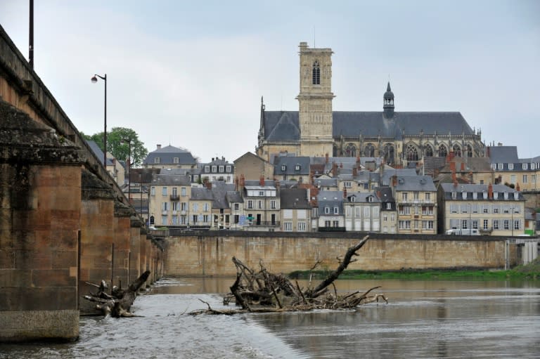 The picturesque French town of Nevers on the Loire river. Voters in rural areas scarred by population decline and shrinking public services are threatening to take revenge on mainstream politicians in the April 23-May 7 election