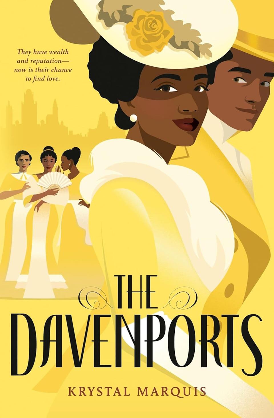 The cover of "The Davenports" by Krystal Marquis.