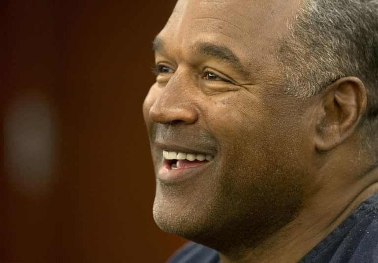 O.J. Simpson, shown at Thursday's hearing, went from the heights of fame as a successful football star and actor -- to the depths of infamy as a suspect in his ex-wife's murder and a conviction over a bungled armed robbery (Julie Jacobson)